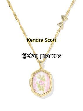 Kendra Scott x LoveShackFancy Daphne Gold Locket Necklace